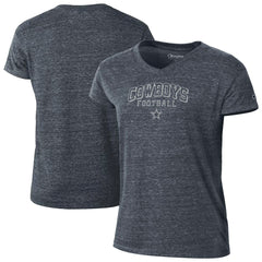 Dallas Cowboys Women's Triumph Tri-Blend V-Neck T-Shirt | NFL Discount