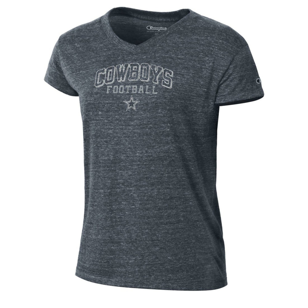 Dallas Cowboys Women's Triumph Tri-Blend V-Neck T-Shirt | NFL Discount