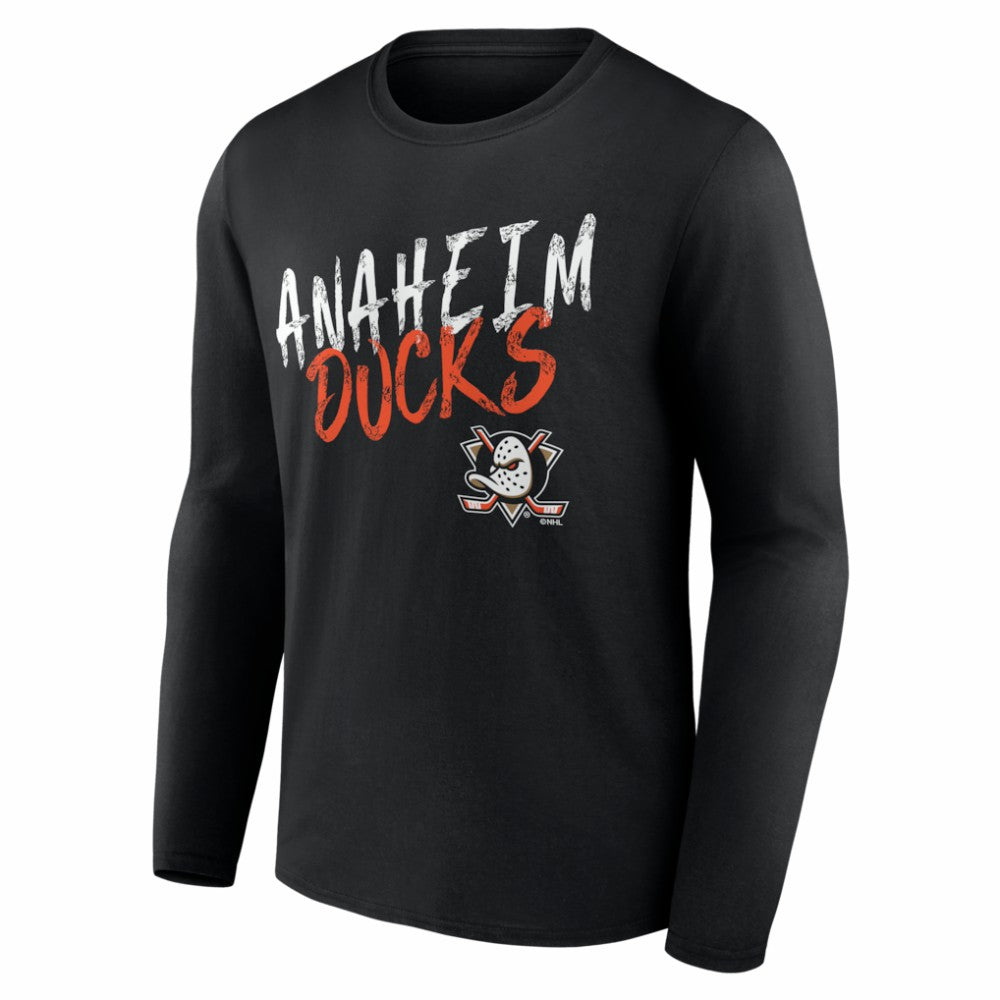 Anaheim Ducks Hustle Personalized Name & Number Long Sleeve T-Shirt -  NHL T-shirts