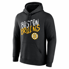 Boston Bruins Hustle Personalized Name & Number Hoodie -  NHL Hoodies