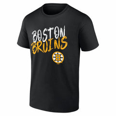 Boston Bruins Hustle Personalized Name & Number T-Shirt -  NHL T-shirts
