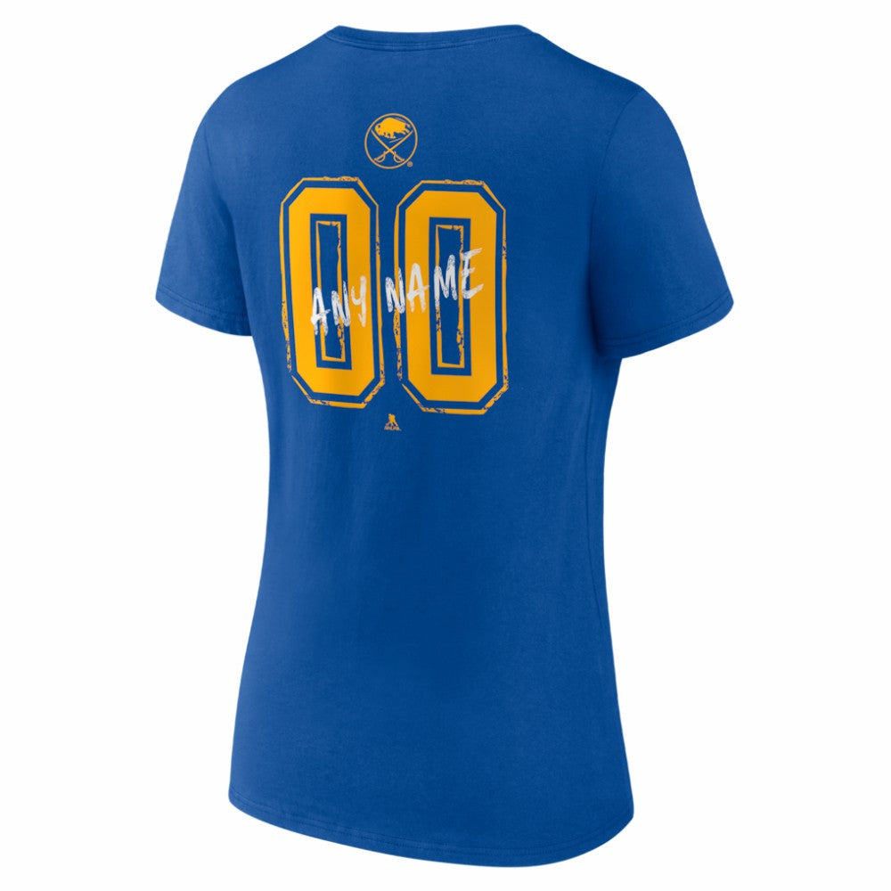 Buffalo Sabres Women's Hustle Personalized Name & Number V-Neck T-Shirt -  NHL T-shirts