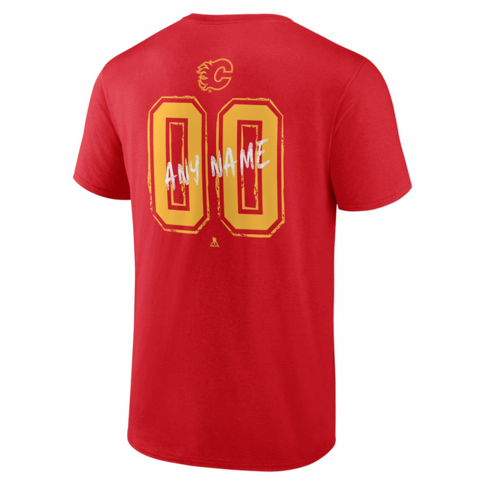 Calgary Flames Big & Tall Hustle Personalized Name & Number T-Shirt -  NHL T-shirts