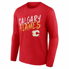 Calgary Flames Hustle Personalized Name & Number Long Sleeve T-Shirt -  NHL T-shirts