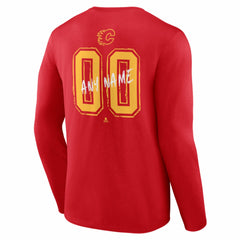 Calgary Flames Hustle Personalized Name & Number Long Sleeve T-Shirt -  NHL T-shirts