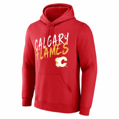 Calgary Flames Hustle Personalized Name & Number Hoodie -  NHL Hoodies