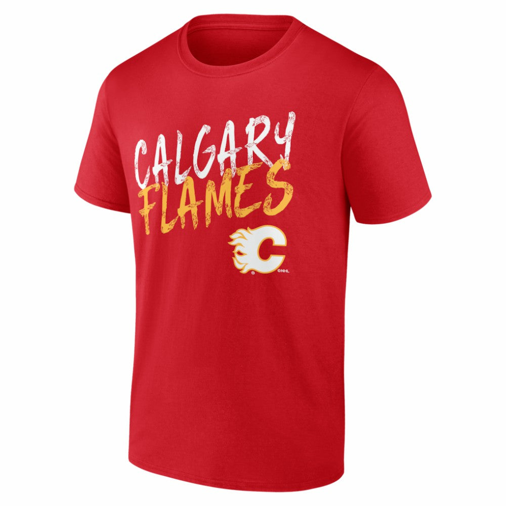 Calgary Flames Hustle Personalized Name & Number T-Shirt -  NHL T-shirts