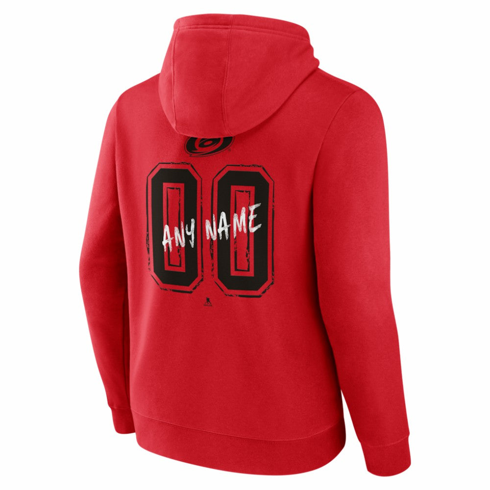 Carolina Hurricanes Hustle Personalized Name & Number Hoodie -  NHL Hoodies