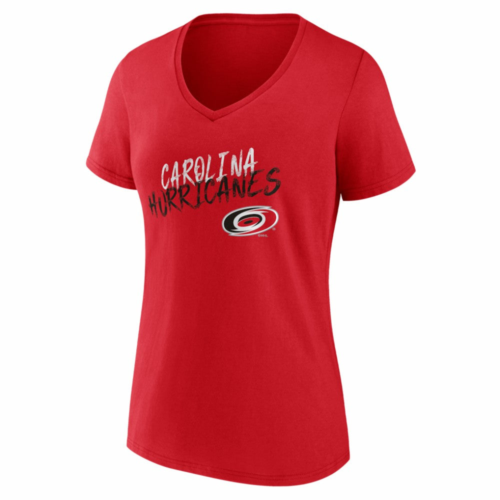 Carolina Hurricanes Women's Hustle Personalized Name & Number V-Neck T-Shirt -  NHL T-shirts