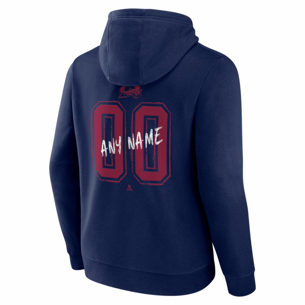 Colorado Avalanche Big & Tall Hustle Personalized Name & Number Hoodie -  NHL Hoodies