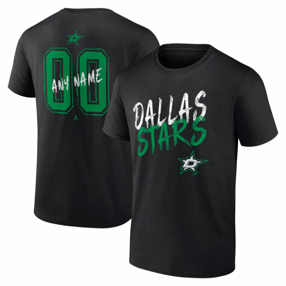 Dallas Stars Big & Tall Hustle Personalized Name & Number T-Shirt -  NHL T-shirts