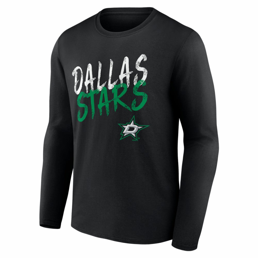 Dallas Stars Hustle Personalized Name & Number Long Sleeve T-Shirt -  NHL T-shirts