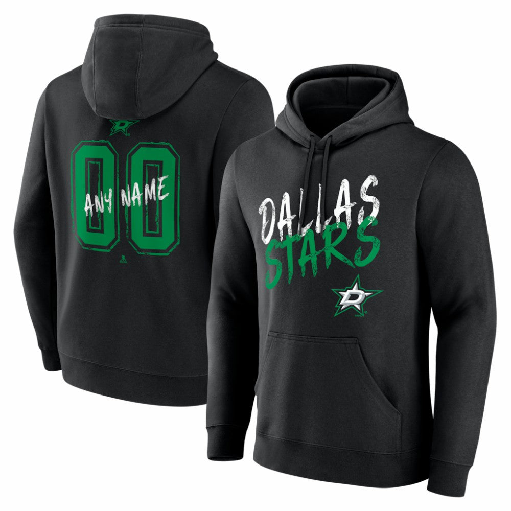 Dallas Stars Hustle Personalized Name & Number Hoodie -  NHL Hoodies