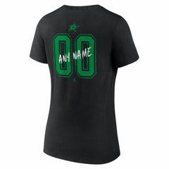 Dallas Stars Women's Hustle Personalized Name & Number V-Neck T-Shirt -  NHL T-shirts