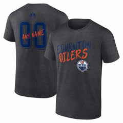 Edmonton Oilers Big & Tall Hustle Personalized Name & Number T-Shirt -  NHL T-shirts