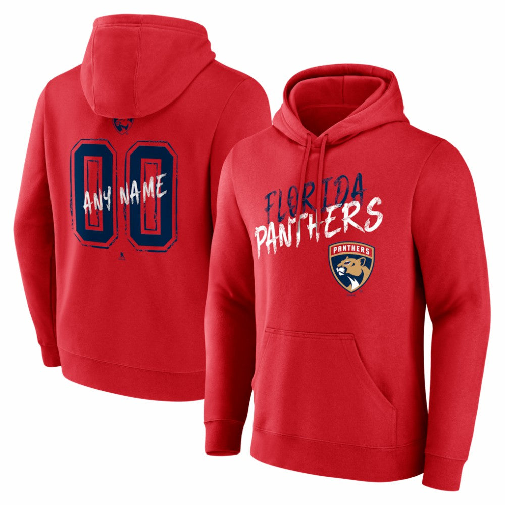 Florida Panthers Hustle Personalized Name & Number Hoodie -  NHL Hoodies
