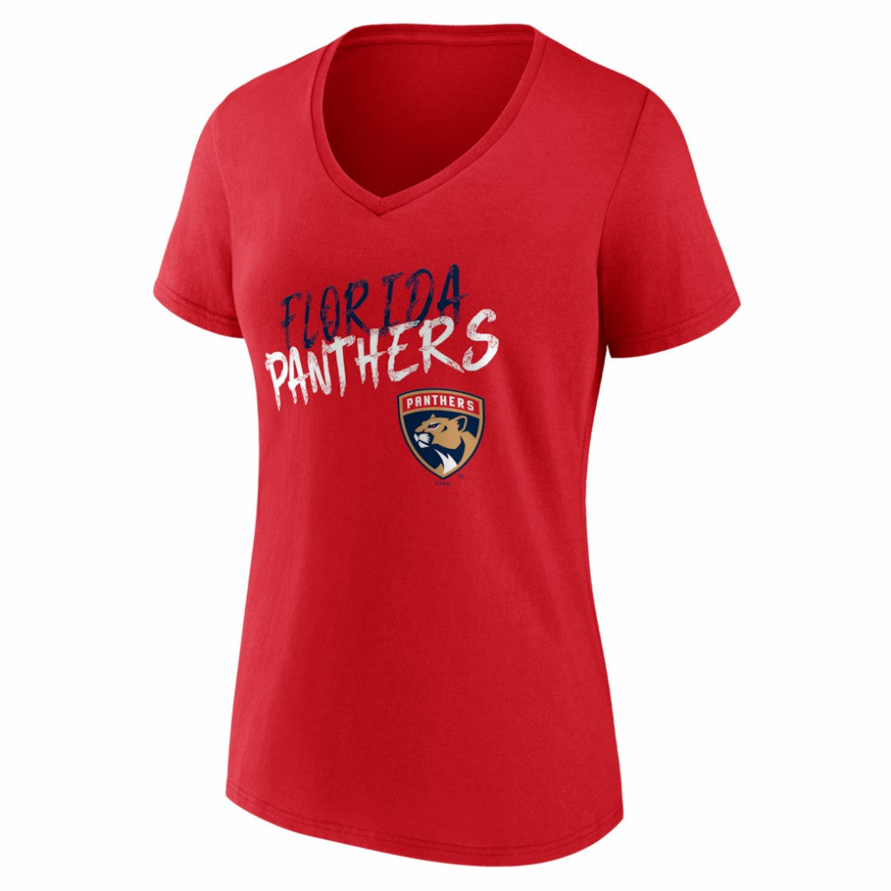Florida Panthers Women's Hustle Personalized Name & Number V-Neck T-Shirt -  NHL T-shirts