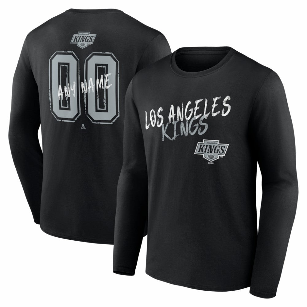Los Angeles Kings Hustle Personalized Name & Number Long Sleeve T-Shirt -  NHL T-shirts