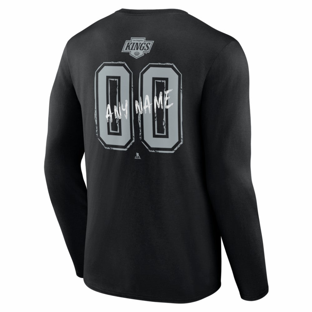 Los Angeles Kings Hustle Personalized Name & Number Long Sleeve T-Shirt -  NHL T-shirts