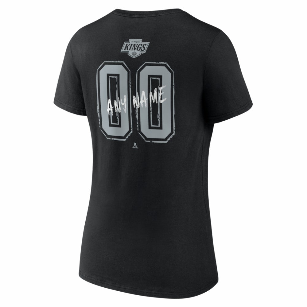 Los Angeles Kings Women's Hustle Personalized Name & Number V-Neck T-Shirt -  NHL T-shirts