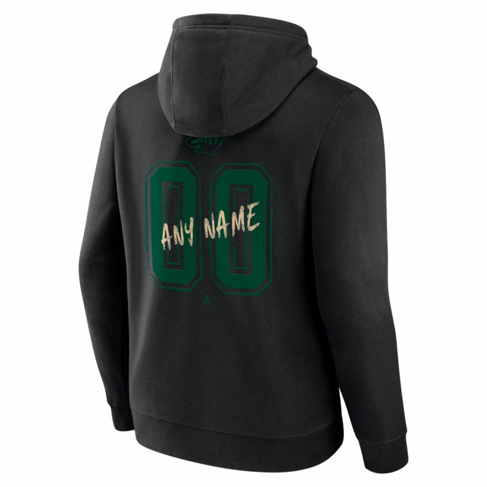 Minnesota Wild Big & Tall Hustle Personalized Name & Number Hoodie -  NHL Hoodies