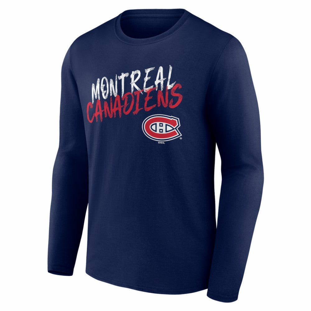 Montreal Canadiens Hustle Personalized Name & Number Long Sleeve T-Shirt -  NHL T-shirts