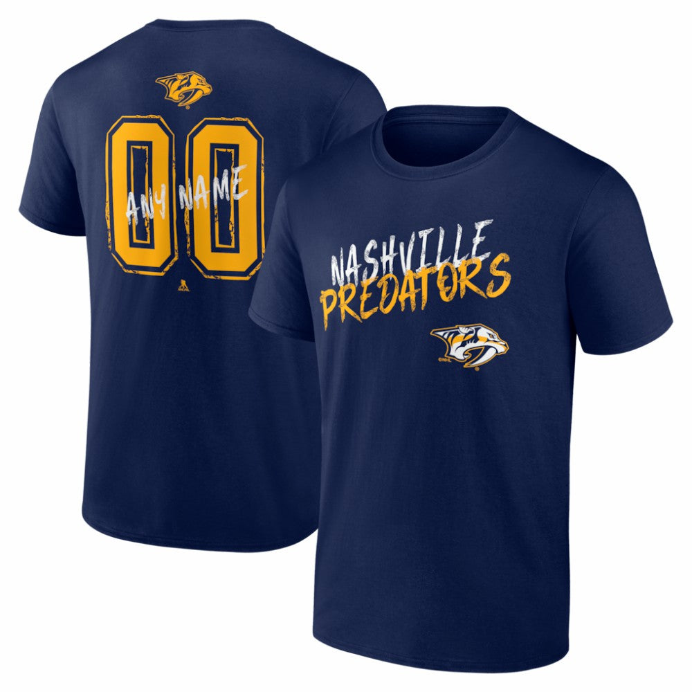 Nashville Predators Big & Tall Hustle Personalized Name & Number T-Shirt -  NHL T-shirts