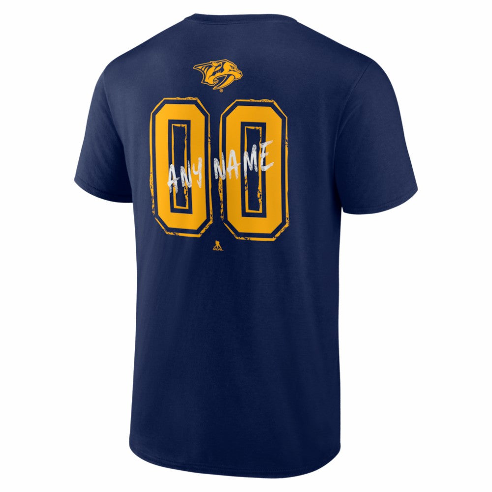 Nashville Predators Big & Tall Hustle Personalized Name & Number T-Shirt -  NHL T-shirts