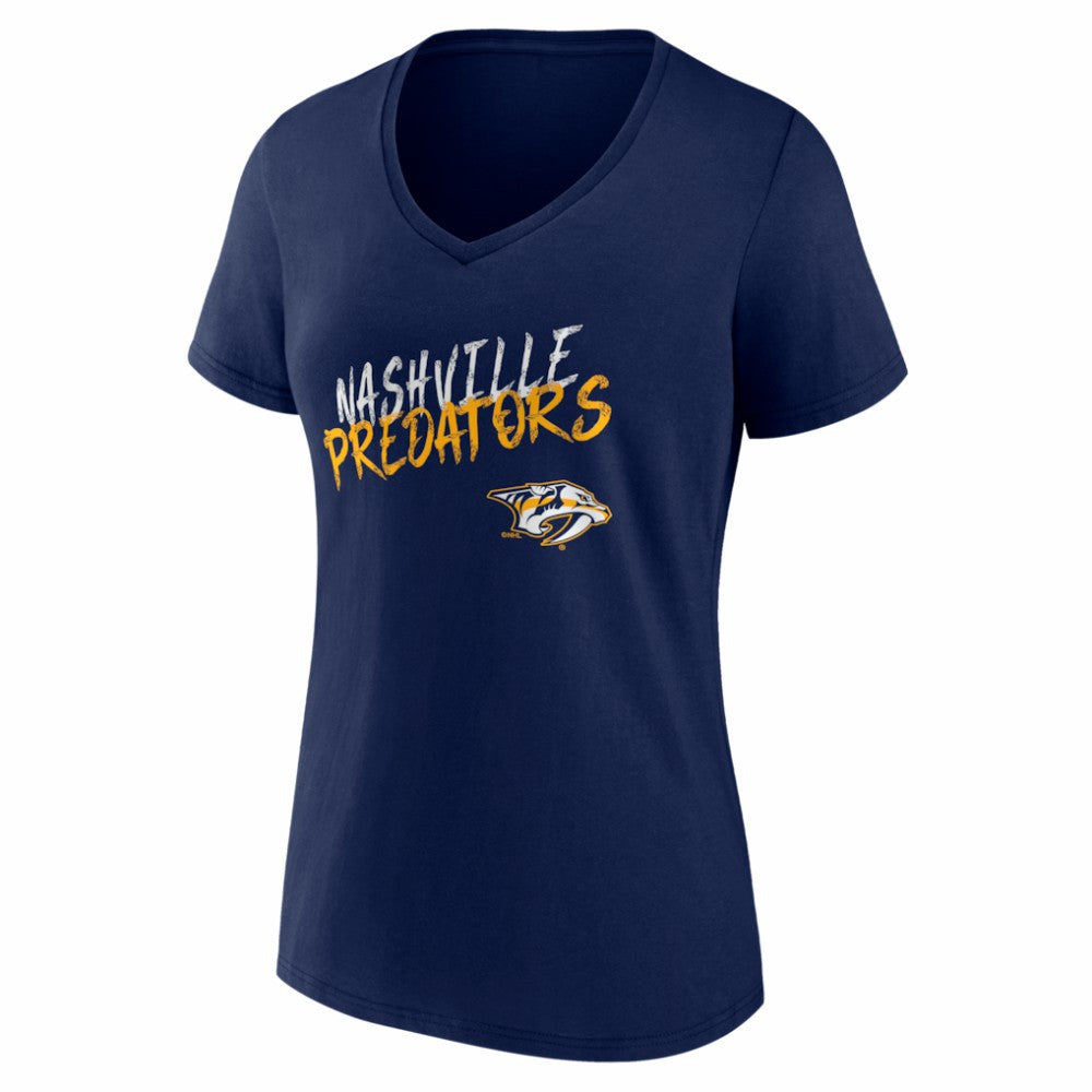 Nashville Predators Women's Hustle Personalized Name & Number V-Neck T-Shirt -  NHL T-shirts