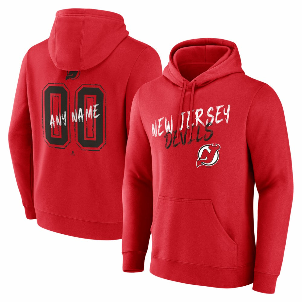 New Jersey Devils Hustle Personalized Name & Number Hoodie -  NHL Jerseys