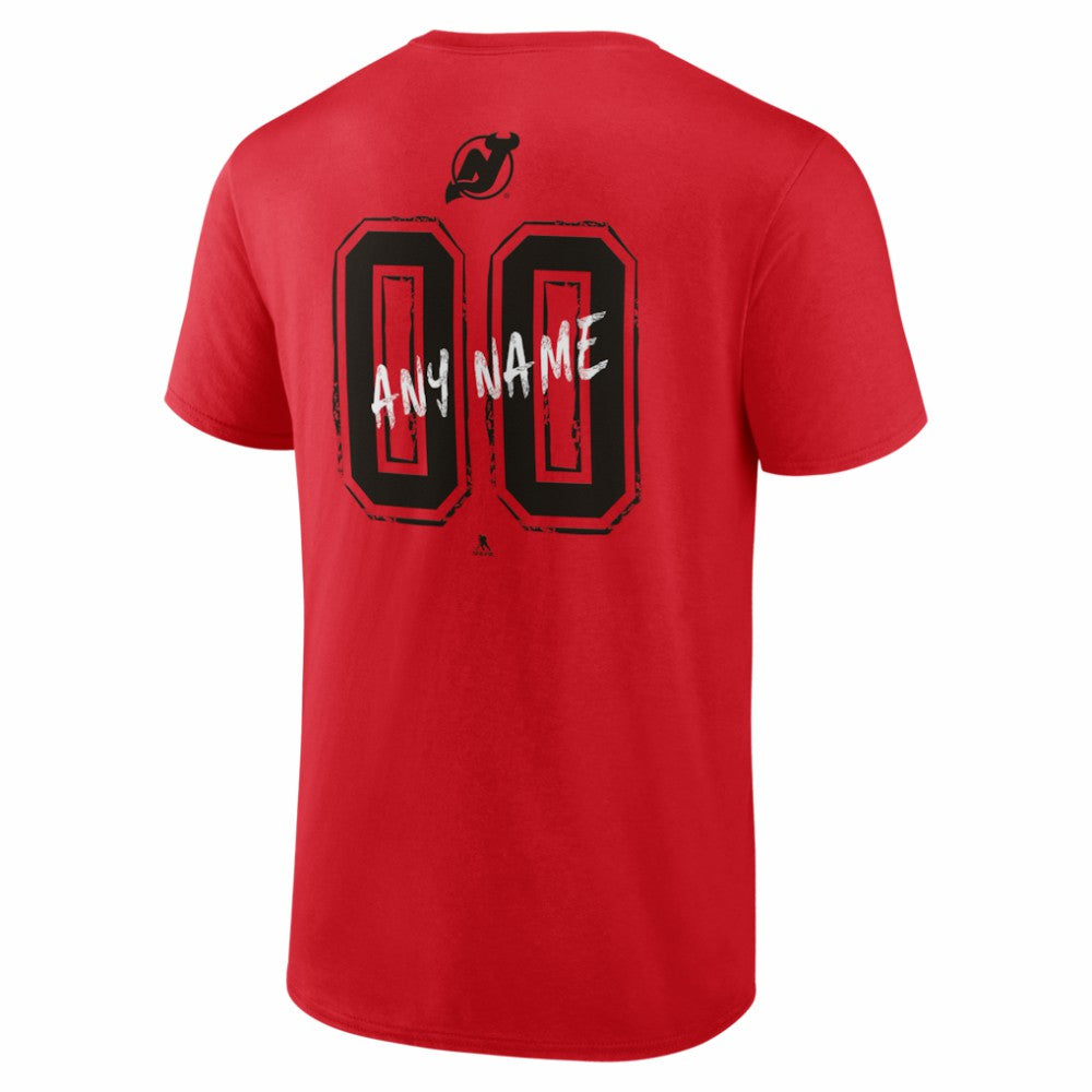 New Jersey Devils Hustle Personalized Name & Number T-Shirt -  NHL T-shirts