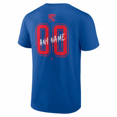 New York Rangers Big & Tall Hustle Personalized Name & Number T-Shirt -  NHL T-shirts