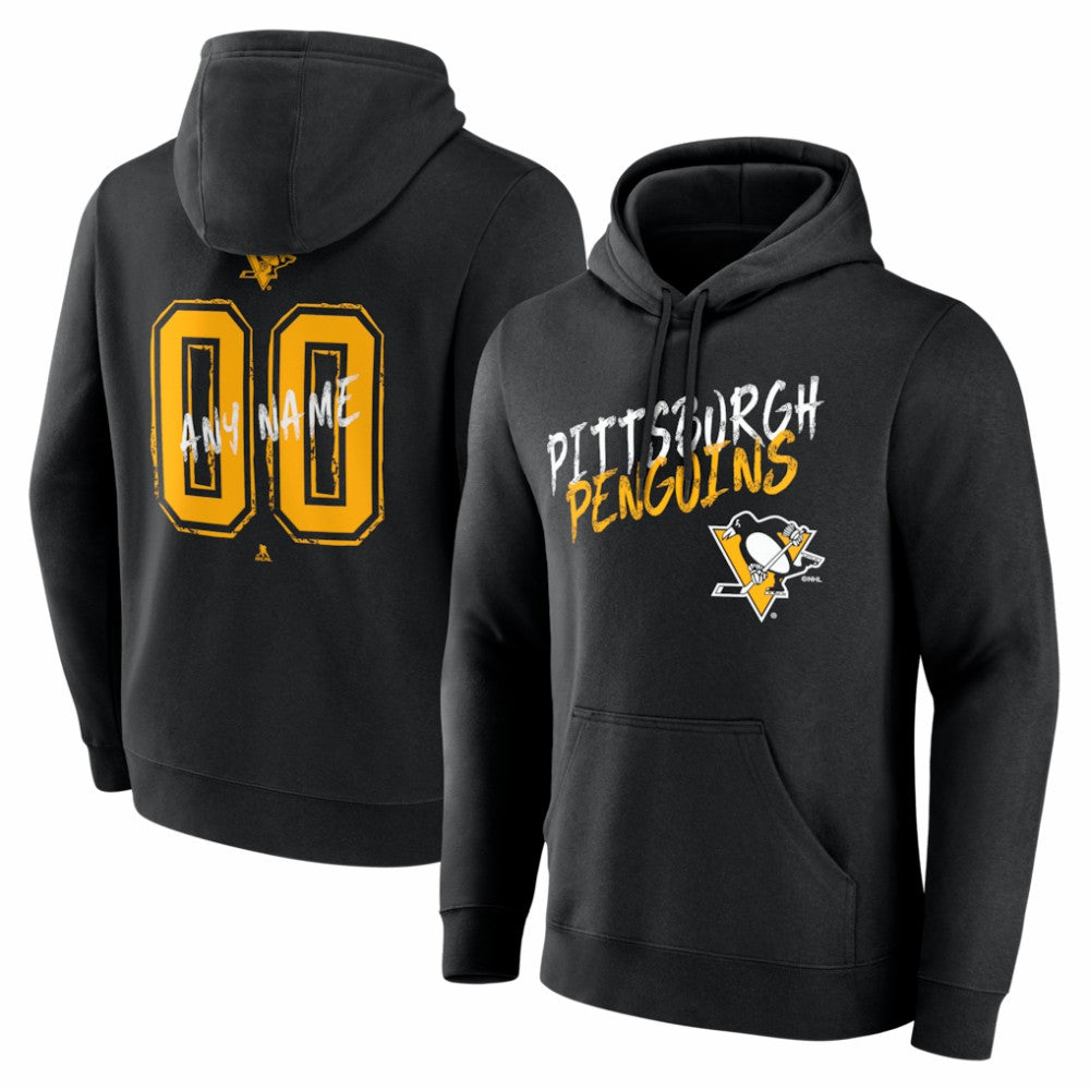 Pittsburgh Penguins Big & Tall Hustle Personalized Name & Number Hoodie -  NHL Hoodies