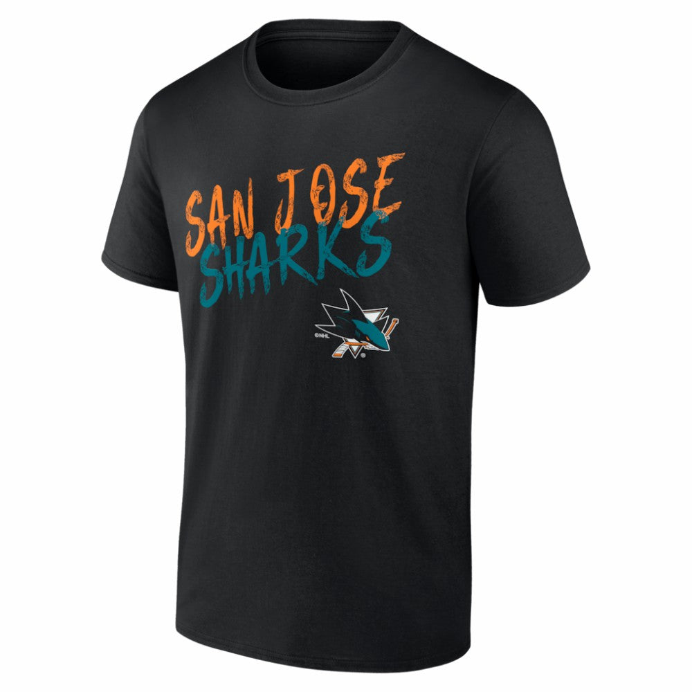 San Jose Sharks Big & Tall Hustle Personalized Name & Number T-Shirt -  NHL T-shirts
