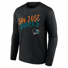 San Jose Sharks Hustle Personalized Name & Number Long Sleeve T-Shirt -  NHL T-shirts
