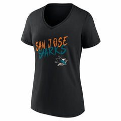 San Jose Sharks Women's Hustle Personalized Name & Number V-Neck T-Shirt -  NHL T-shirts