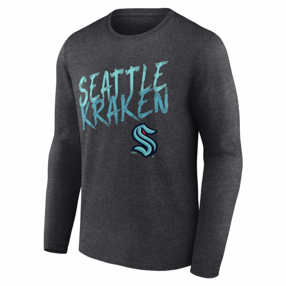 Seattle Kraken Hustle Personalized Name & Number Long Sleeve T-Shirt -  NHL T-shirts
