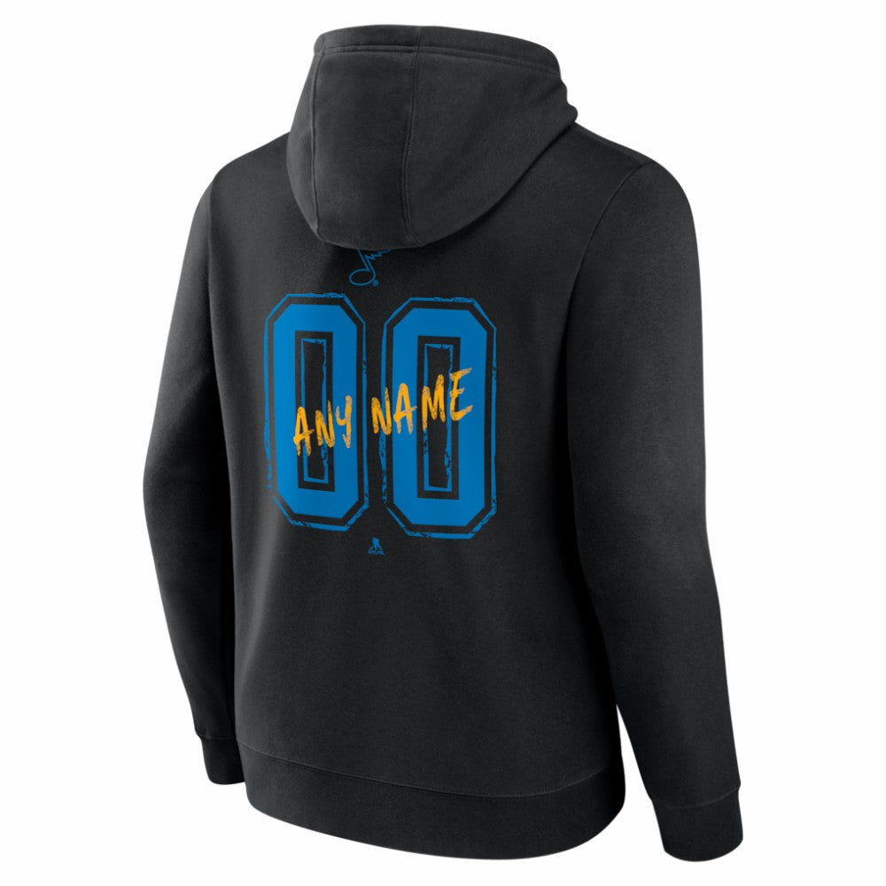 St. Louis Blues Hustle Personalized Name & Number Hoodie -  NHL Hoodies