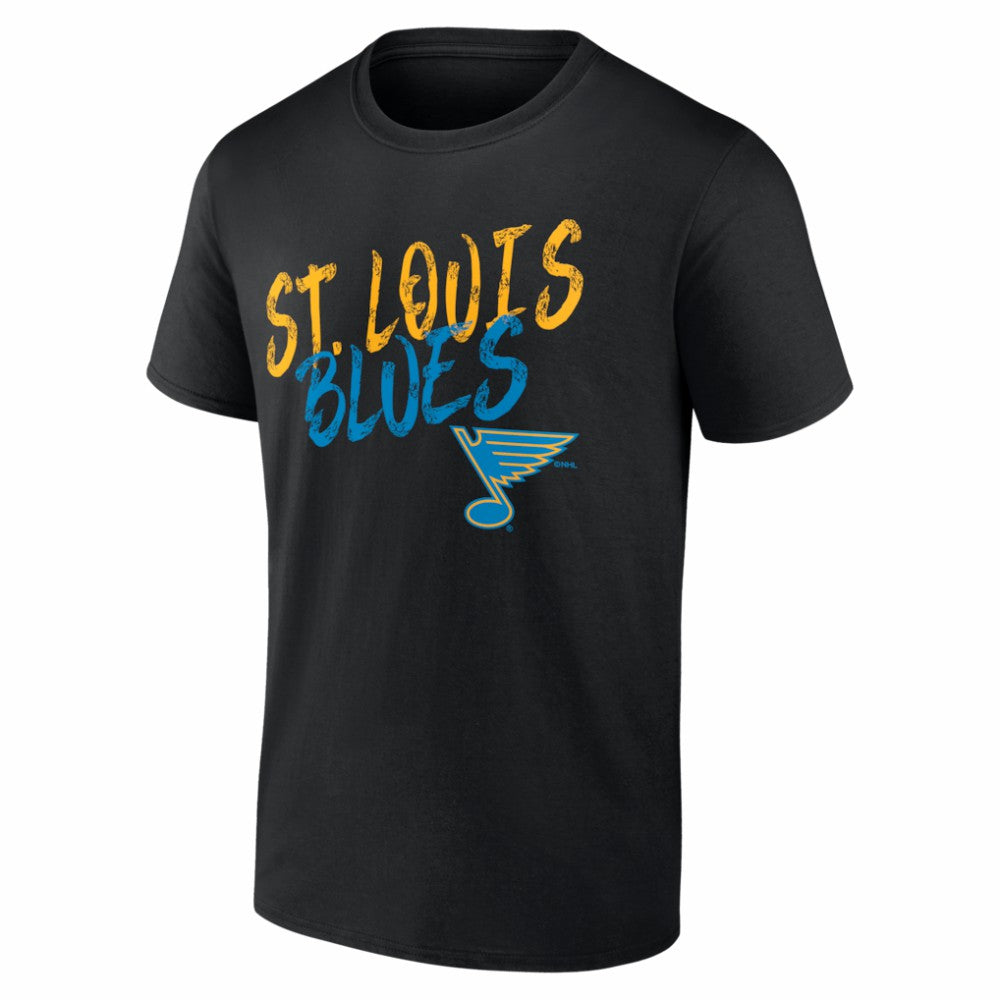 St. Louis Blues Hustle Personalized Name & Number T-Shirt -  NHL T-shirts