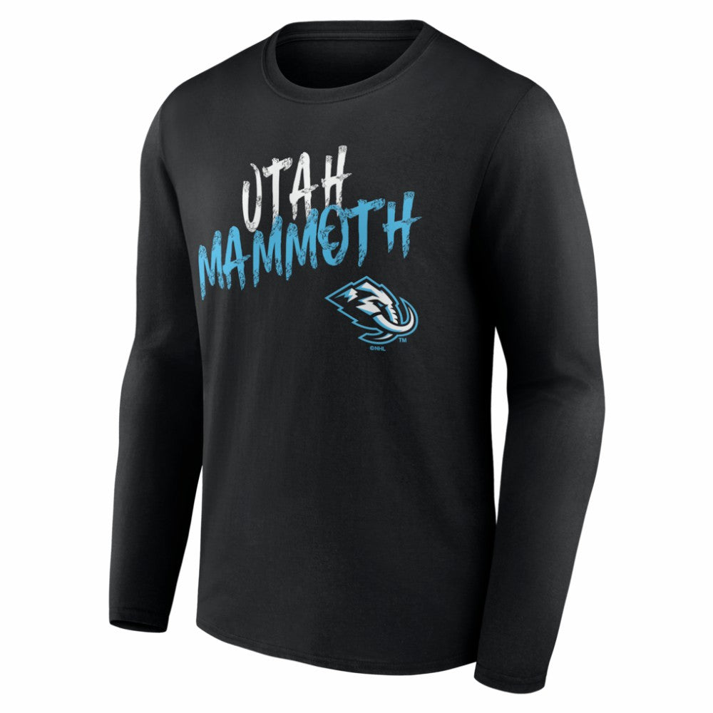 Utah Mammoth Hustle Personalized Name & Number Long Sleeve T-Shirt -  NHL T-shirts