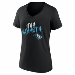 Utah Mammoth Women's Hustle Personalized Name & Number V-Neck T-Shirt -  NHL T-shirts