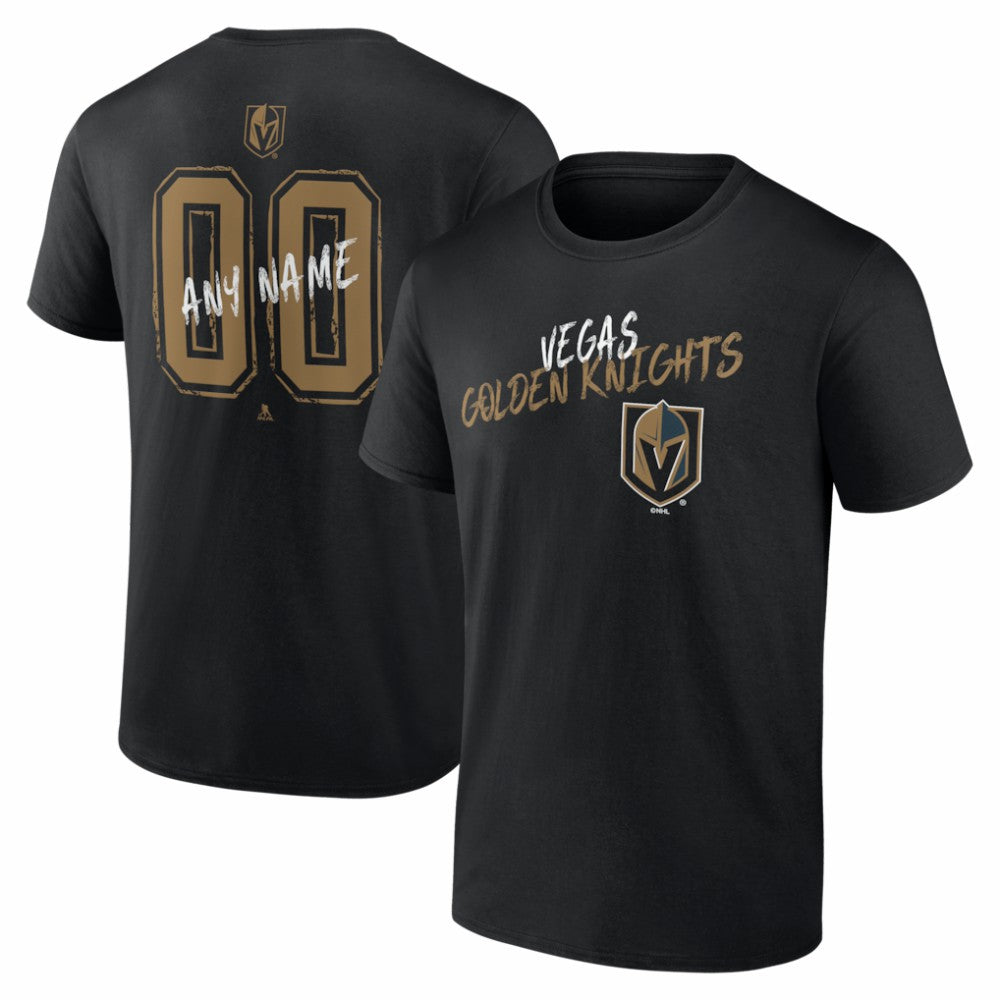 Vegas Golden Knights Hustle Personalized Name & Number T-Shirt -  NHL T-shirts