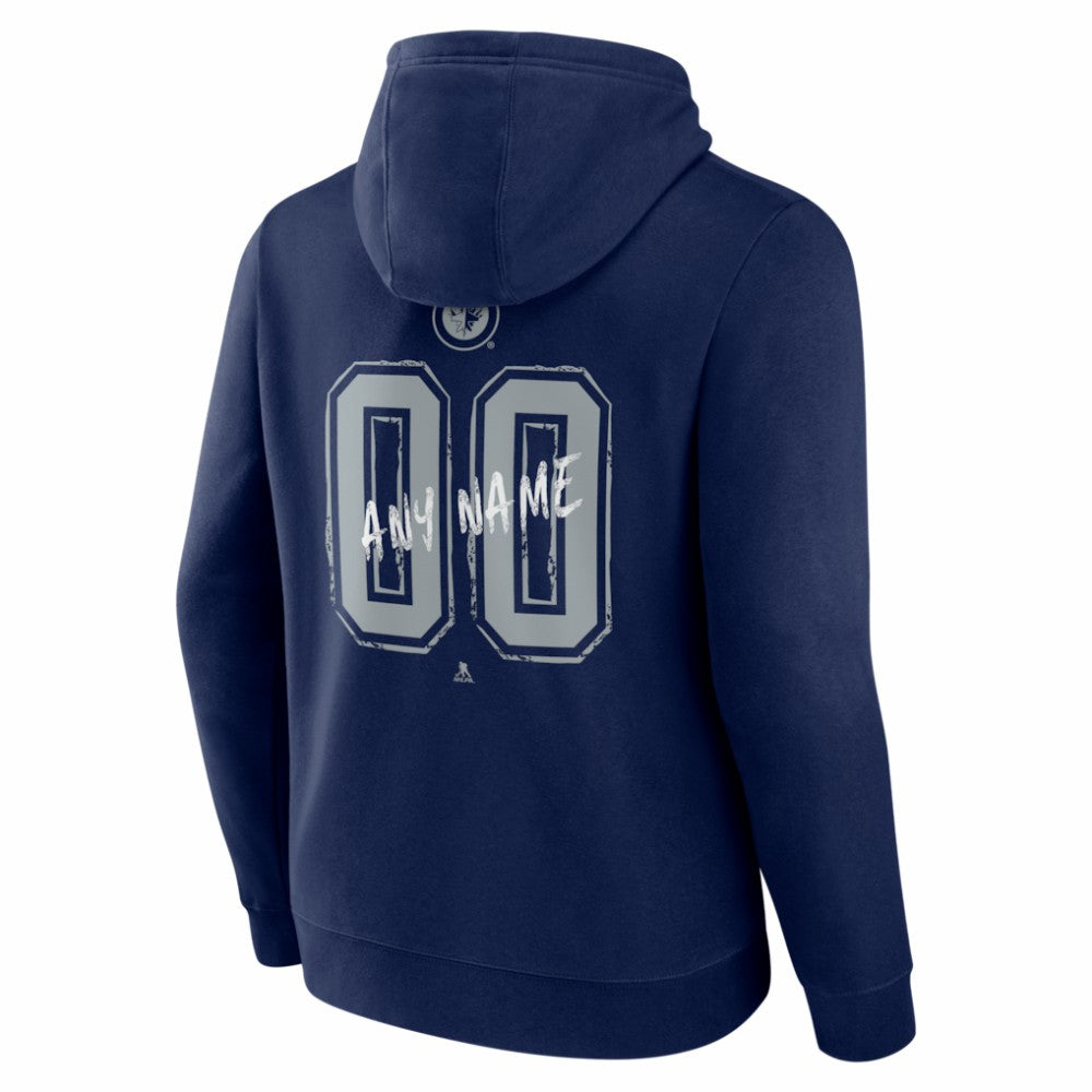 Winnipeg Jets Big & Tall Hustle Personalized Name & Number Hoodie -  NHL Hoodies