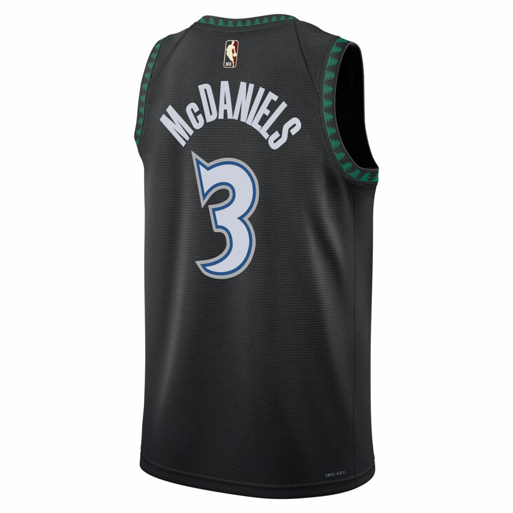 Black Jaden McDaniels Minnesota Timberwolves Unisex Swingman Jersey | NBA