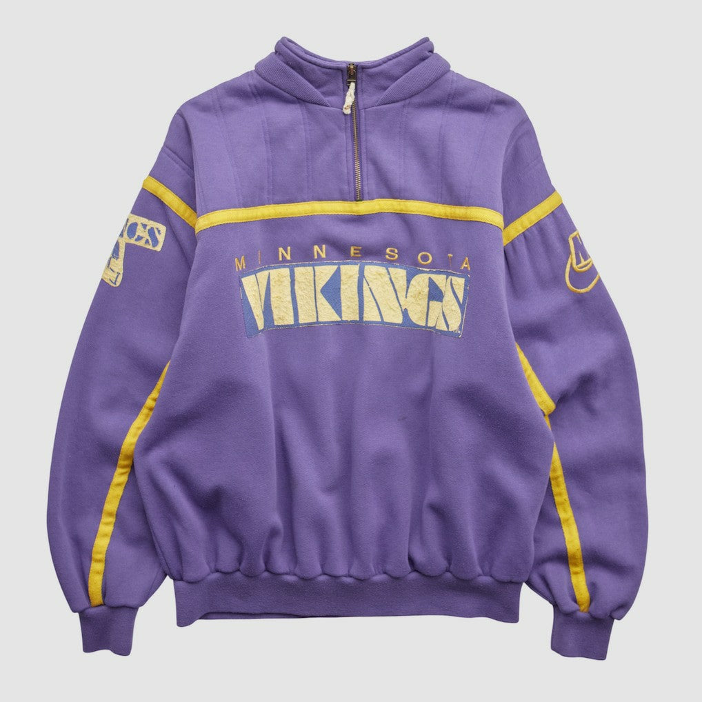 Minnesota Vikings 90s 1/4 Zip Sweatshirt | NFL Outlet