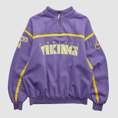 Minnesota Vikings 90s 1/4 Zip Sweatshirt | NFL Outlet