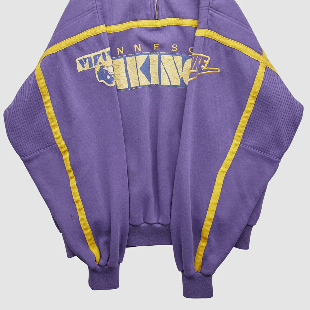 Minnesota Vikings 90s 1/4 Zip Sweatshirt | NFL Outlet