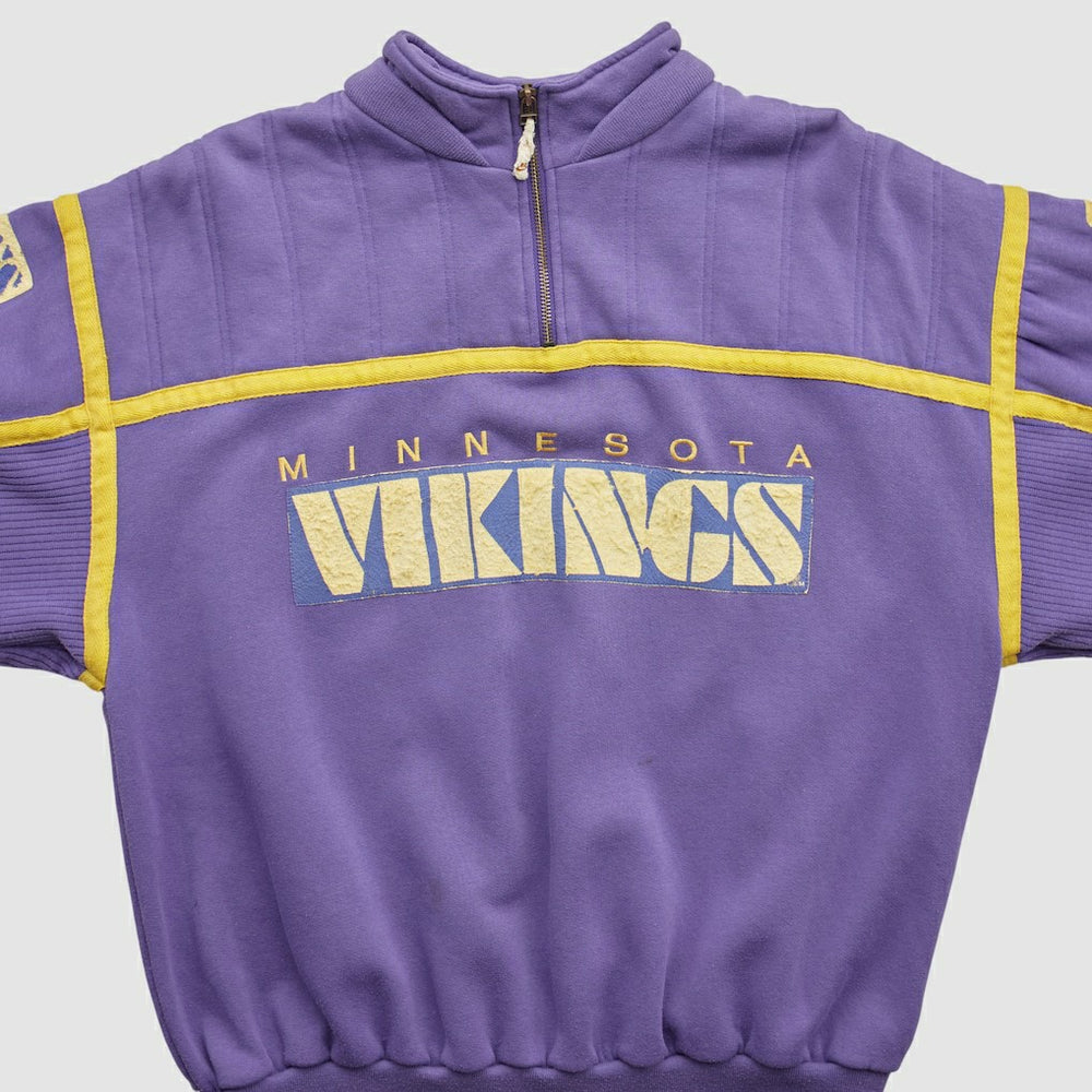 Minnesota Vikings 90s 1/4 Zip Sweatshirt | NFL Outlet