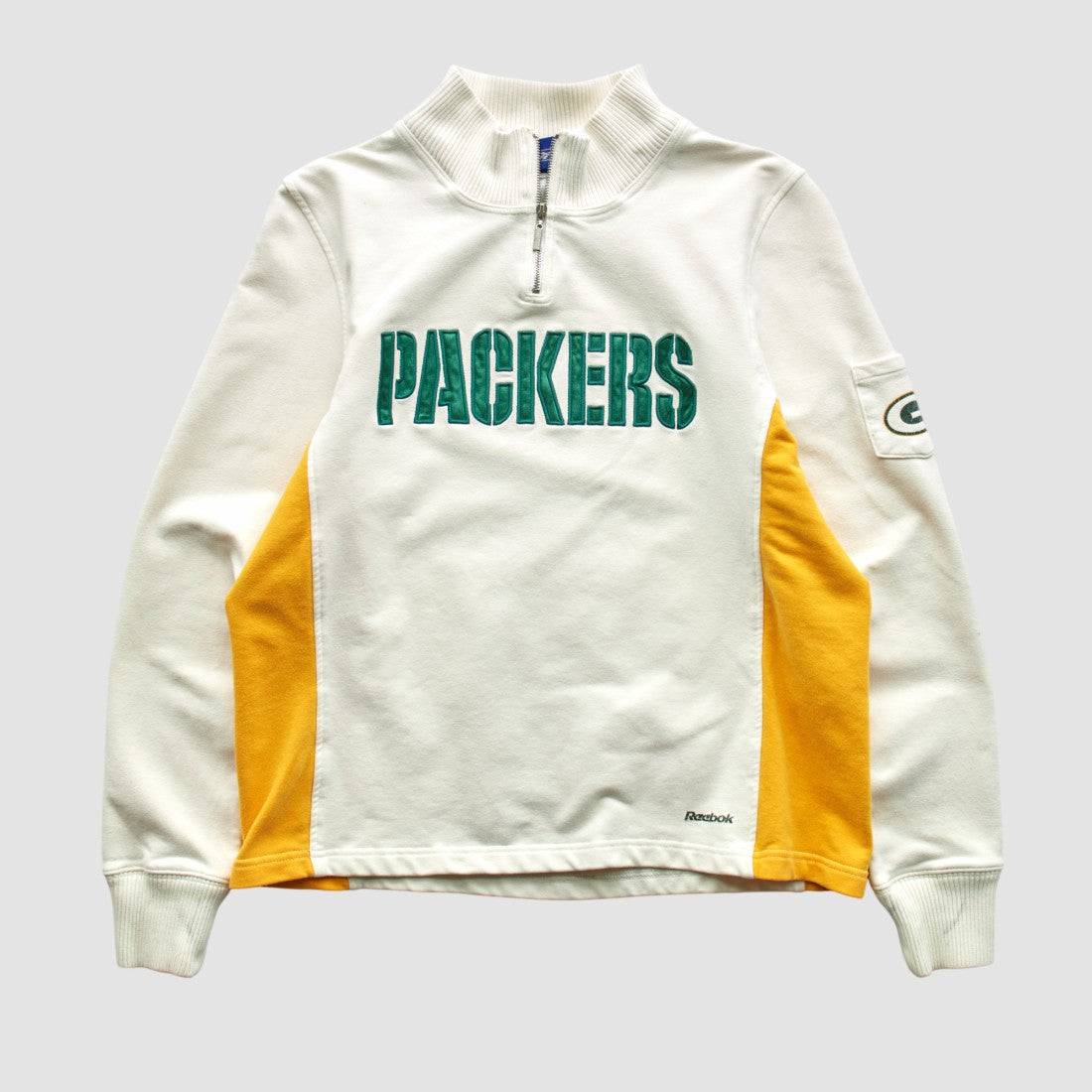 Green Bay Packers Reebok 2000s 1/4 Zip Sweatshirt | NFL Near me