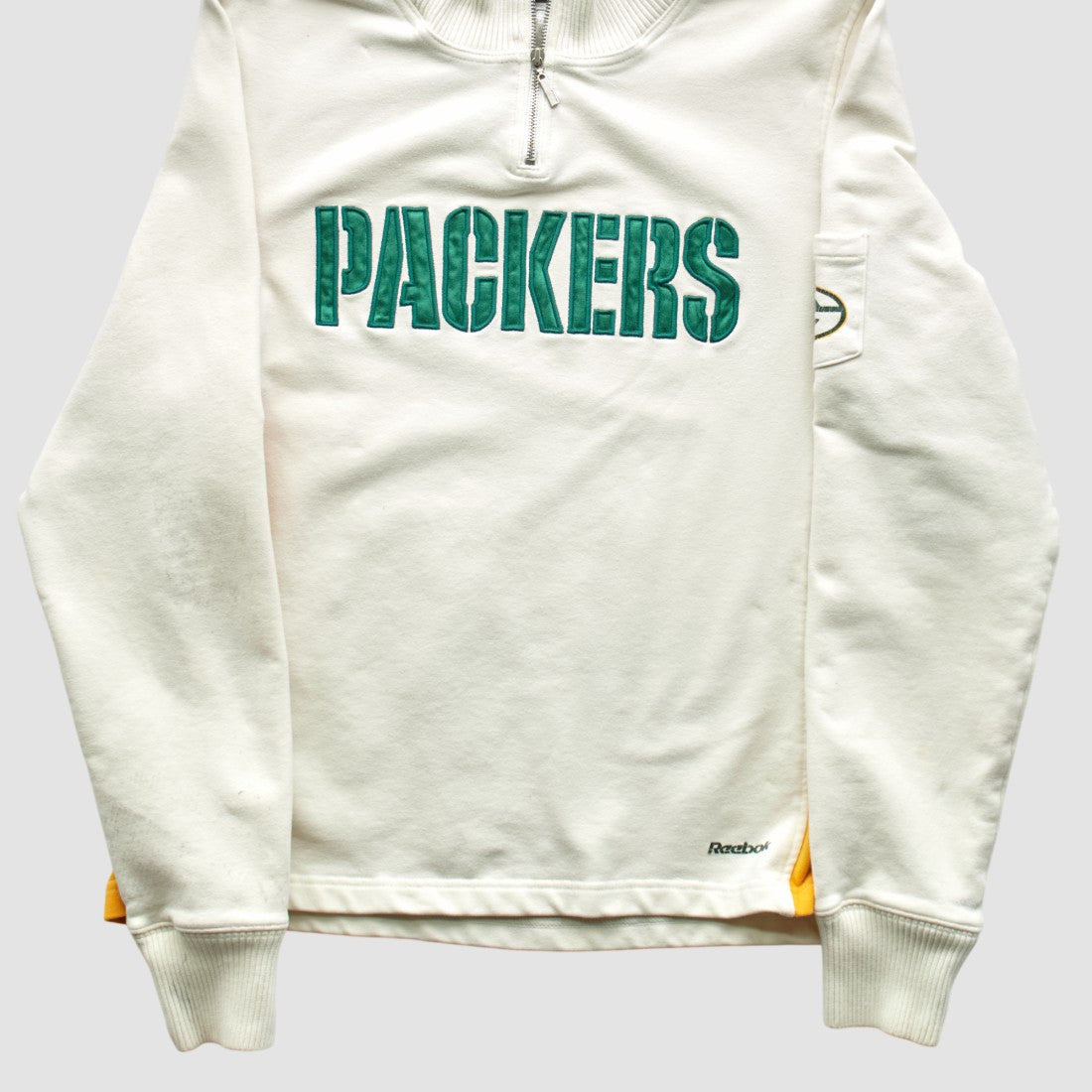 Green Bay Packers Reebok 2000s 1/4 Zip Sweatshirt | NFL Near me